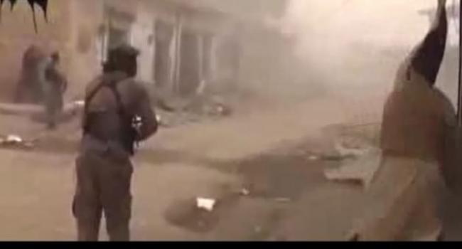 Kobani\'deki sokak çatışmaları IŞİD kamerasında!